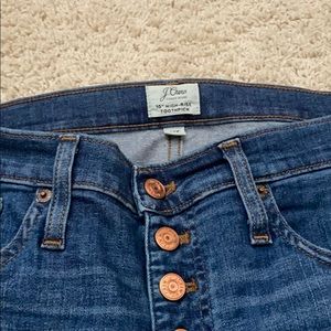 Women’s J Crew High Rise Toothpick Jeans